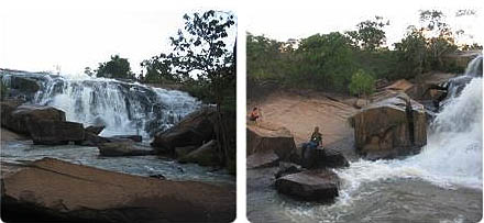 Muitas cachoeiras em Minaçu